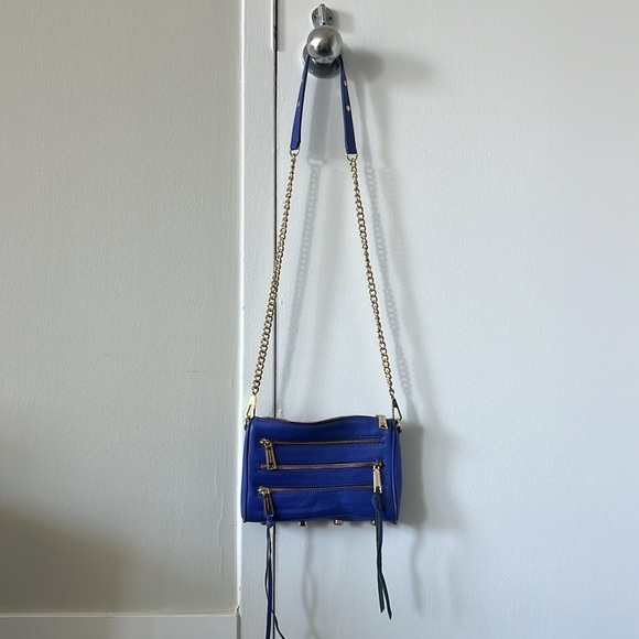Rebecca Minkoff Zip Cross Body Bag in Blue - Picture 3 of 7